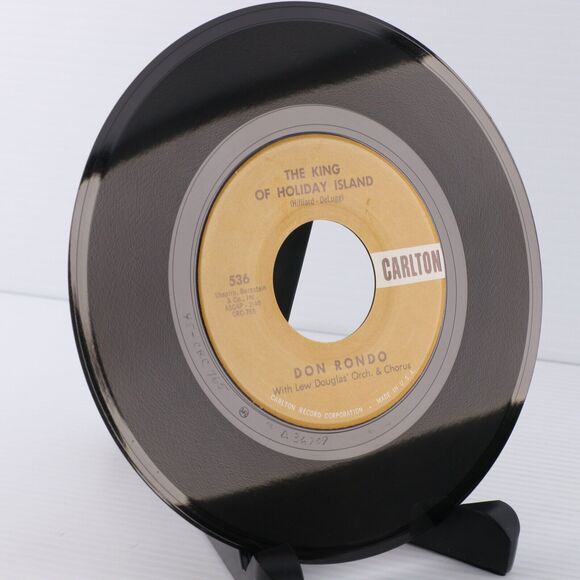 Don Rondo W/ Lew Douglas - Wanderlust - 1960 45 rpm 7" Single Vinyl Record 536 - Picture 11 of 16